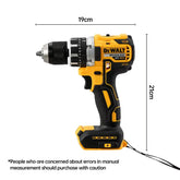 2025 Dewalt 2000RPM Cordless Electric Drill Brushless Driver Adjustable Speed Impact Hand Drill Rechargeable Power Tools DCD796